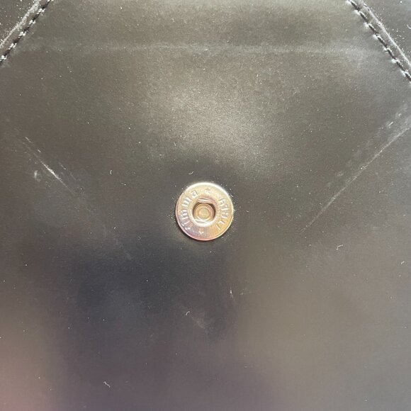 La Bagagerie Jean Marlaix Paris - Leather Envelope Clutch  $60 - Picture 9 of 14